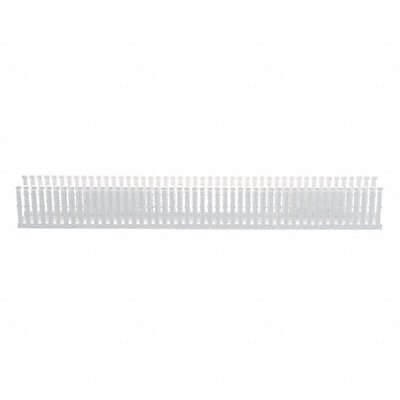 Wire Duct Narrow Slot White 2.25 W x 3 D