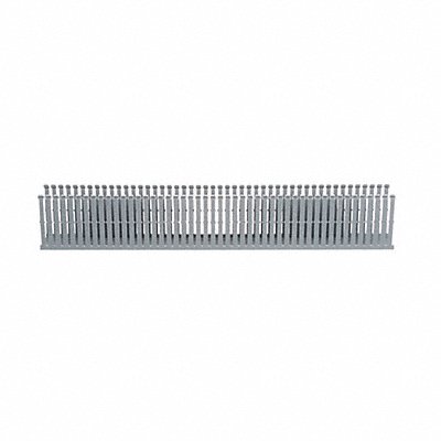 Wire Duct Narrow Slot Gray 2.25 W x 4 D