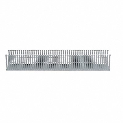 Wire Duct Narrow Slot Gray 3.25 W x 4 D