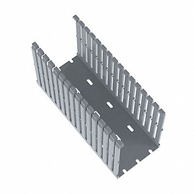 Wire Duct Narrow Slot Gray 3.25 W x 5 D