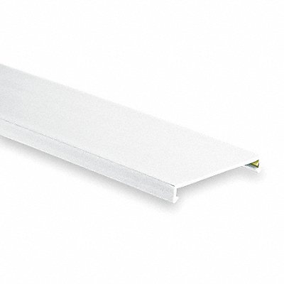 Wire Duct Cover Flush White 3.25Wx0.37D