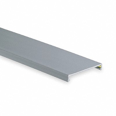 Wire Duct Cover Flush Gray 4.25W x 0.37D