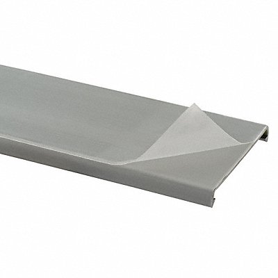 Wire Duct Cover Flush Gray 1.26W x 0.35D