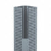 Wire Duct Corner Duct Gray 4.40W x 3D
