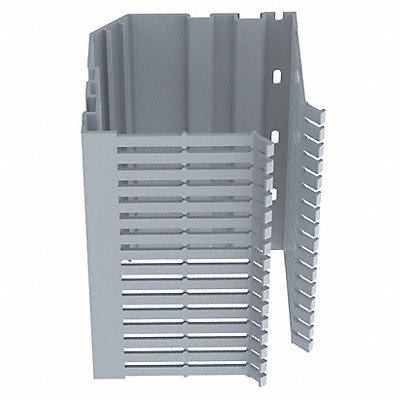 Wire Duct Corner Duct Gray 5.33W x 4D