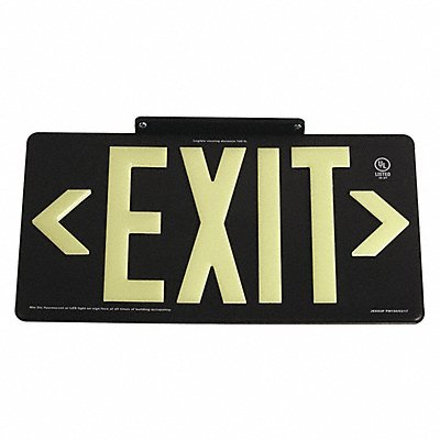 D6993 Exit Sign 8 5/8 in x 15 7/8 in Plastic
