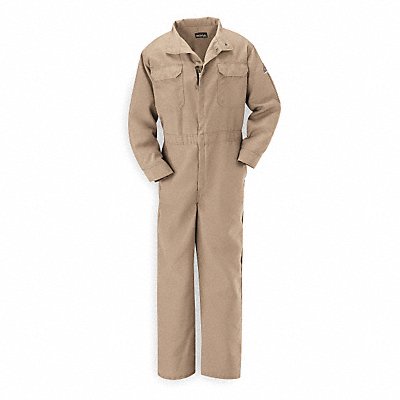 Flame-Resistant Coverall Tan 2XL HRC1