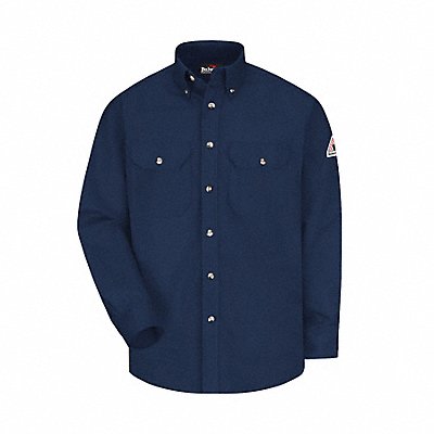 D1295 FR Long Sleeve Shirt Navy L Button