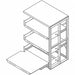 Roll Out Shelving 48inx84inx48in Add-On