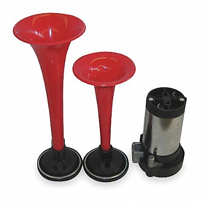 Dual Trumpet Horn Air Red Under-Hood