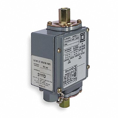 Pressure Switch Stndrd 0 to 175 psi DPDT