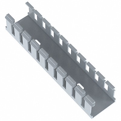 Wire Duct Wide Slot Gray 1.75 W x 1.5 D