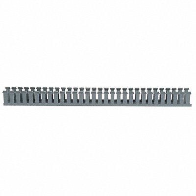 Wire Duct Wide Slot Gray 1.75 W x 2.12 D