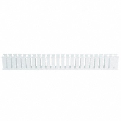 Wire Duct Wide Slot White 1.75 W x 3 D