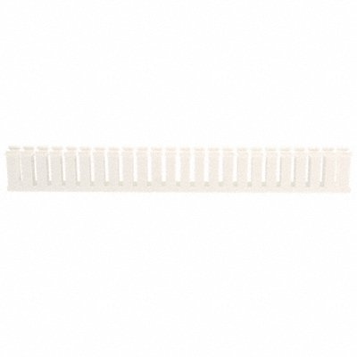 Wire Duct Wide Slot White 1.26 W x 3 D