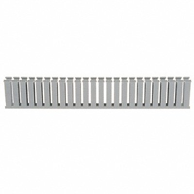 Wire Duct Wide Slot Gray 1.26 W x 4 D