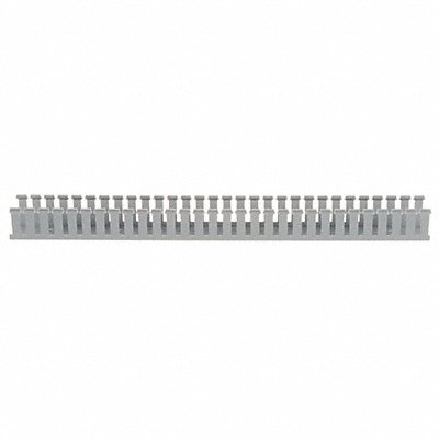 Wire Duct Wide Slot Gray 2.25 W x 2 D