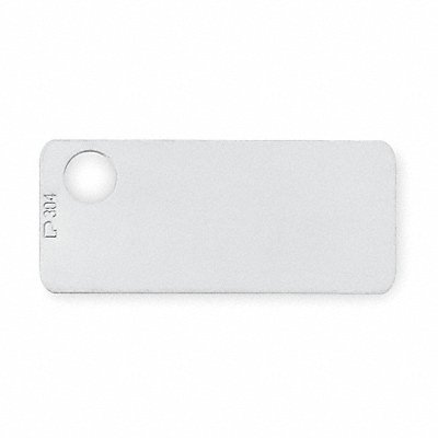 Marker Plate 316 SS 3/4in H PK100
