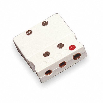 Thermocouple Jack Cu White 3 Pin QD