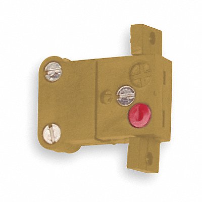 Panel Jack K Yellow Miniature 2 Pin