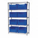 G3471 Bin Shlvng 18inx74inx48in Blue