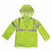 D0642 Arc Flash Rain Jacket Cat 1 Ylw/Grn L