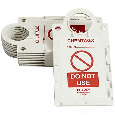 Chemtag(r) Tag Hldr 11-1/4 x 6 In PK10