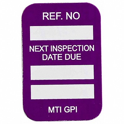 Microtag(r) Inspection Insr Vinyl PK100