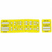 Microtag(r) Inspection Insr Bk/Yel PK100
