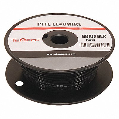 High Temp Lead Wire 18AWG 100ft Blk