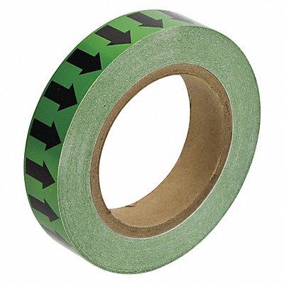 D3612 Arrow Tape Green 1in W 90ft Roll L