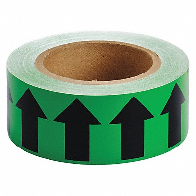 D3613 Arrow Tape Green 2in W 90ft Roll L