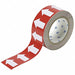 D3614 Arrow Tape Red 4in W 90ft Roll L