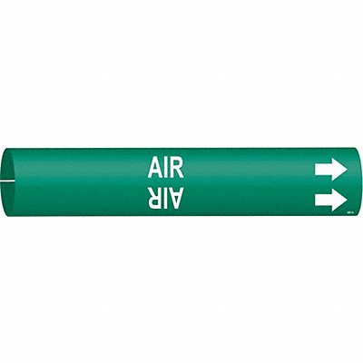 Pipe Marker Air 13/16 in H 4/5 in W