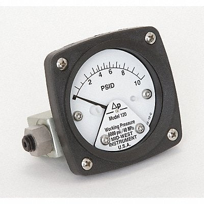 D0755 Pressure Gauge 0 to 10 psi