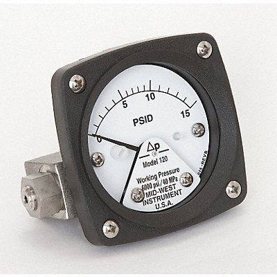 D0755 Pressure Gauge 0 to 15 psi