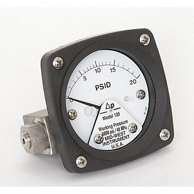 D0755 Pressure Gauge 0 to 20 psi