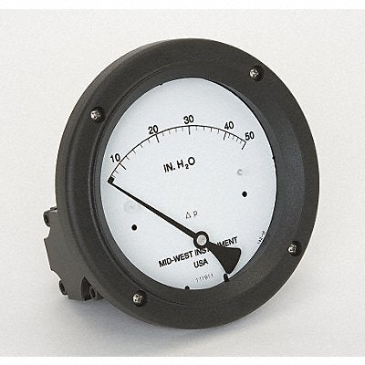 D0758 Pressure Gauge 0 to 50 In H2O