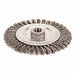 Twist Wire Wheel Brush Threaded Arbor