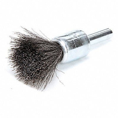 Crimped Wire End Brush Steel 1/2 In.