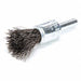 Crimped Wire End Brush Steel 1/2 In.