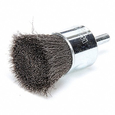 Crimped Wire End Brush Steel 1 In.