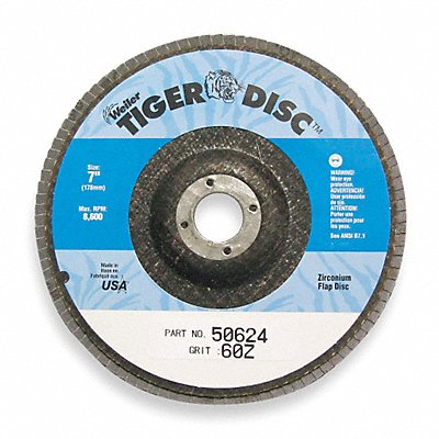 H7341 Fiber Disc 4 1/2 in Dia 7/8in Arbor