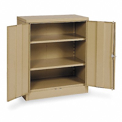 Storage Cabinet 42 x36 x18 Tan 2Shlv