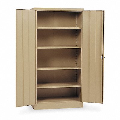 Storage Cabinet 72 x36 x24 Tan 4Shlv