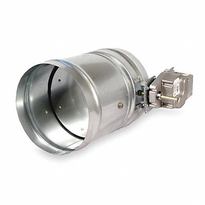 Round Smoke Damper 120V 8-1/4 in D