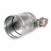 Round Smoke Damper 24V 8-1/4 in D