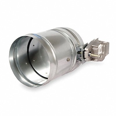 Round Smoke Damper 8-1/4 in D 120V