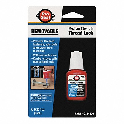 Removable Threadlocker 6mL Bottle Blue