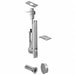 Automatic Flush Bolt Satin Chrome